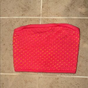 Aerie Pink and Orange Crop Top